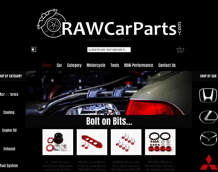 Rawcarparts.com thumbnail