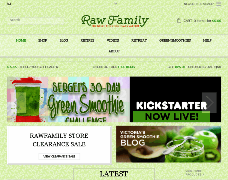 Rawfamily.com thumbnail