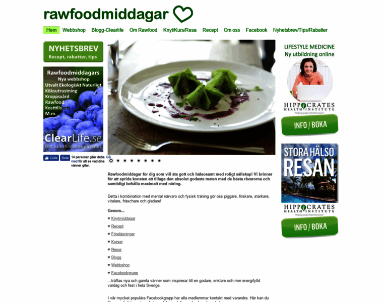 Rawfoodmiddagar.com thumbnail