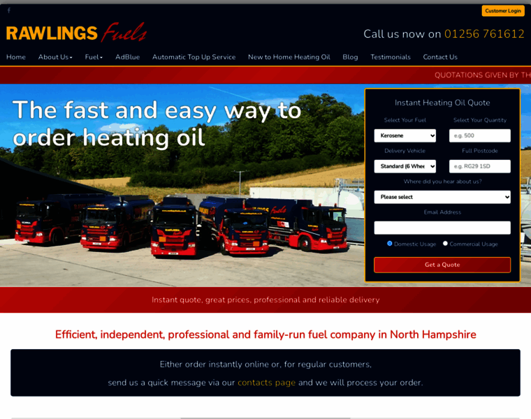 Rawlingsfuels.co.uk thumbnail