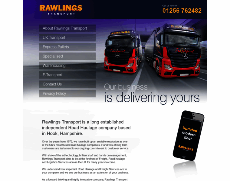 Rawlingstransport.co.uk thumbnail