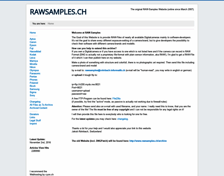 Rawsamples.ch thumbnail
