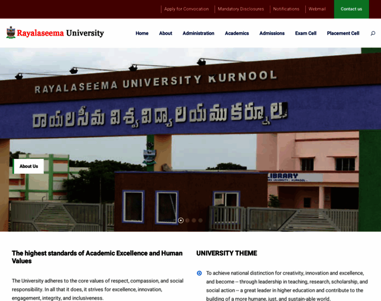 Rayalaseemauniversity.ac.in thumbnail