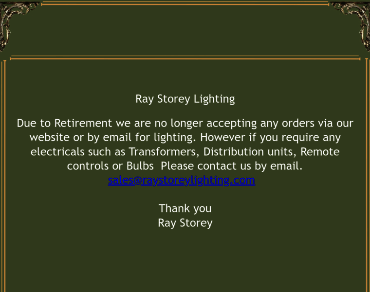Raystoreylighting.com thumbnail
