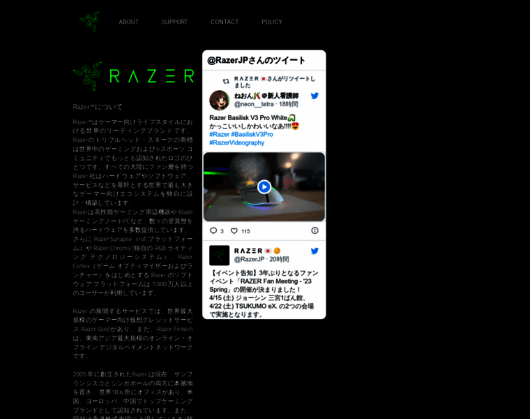 Razerzone.jp thumbnail