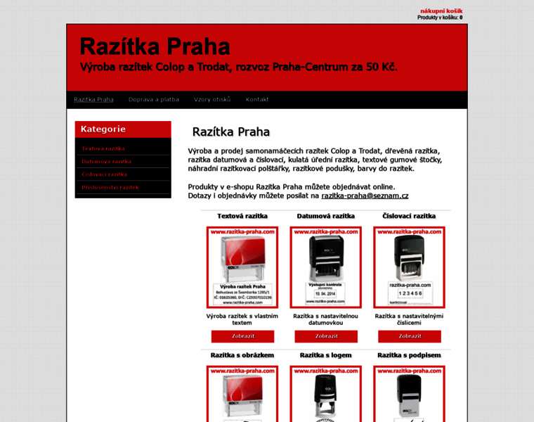 Razitka-praha.com thumbnail