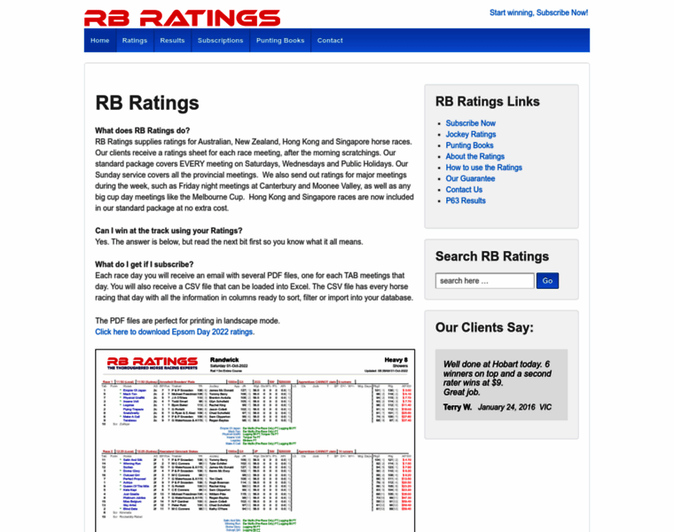 Rbratings.com.au thumbnail