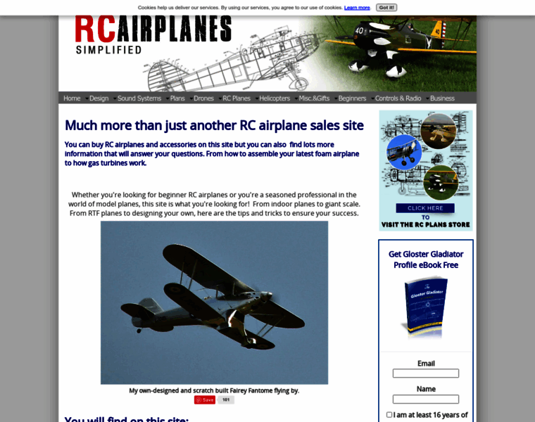Rc-airplanes-simplified.com thumbnail