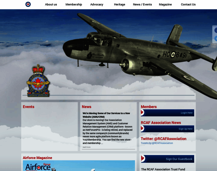 Rcafassociation.ca thumbnail