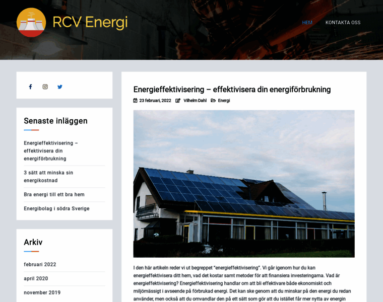 Rcv-energiteknik.se thumbnail