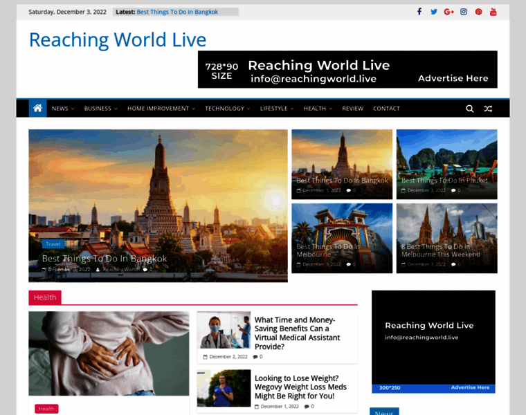 Reachingworld.live thumbnail