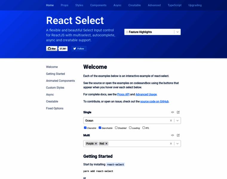 React-select.com thumbnail