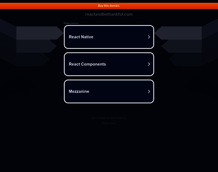 Reactandbethankful.com thumbnail