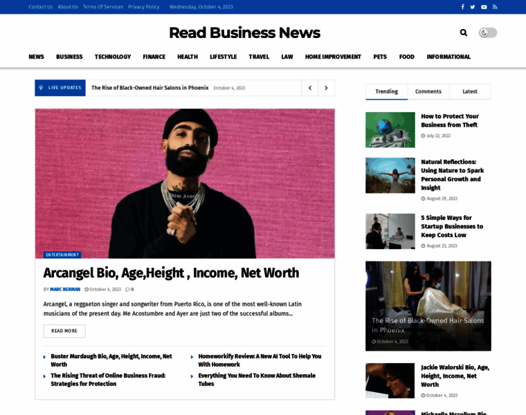 Readbusinessnews.com thumbnail