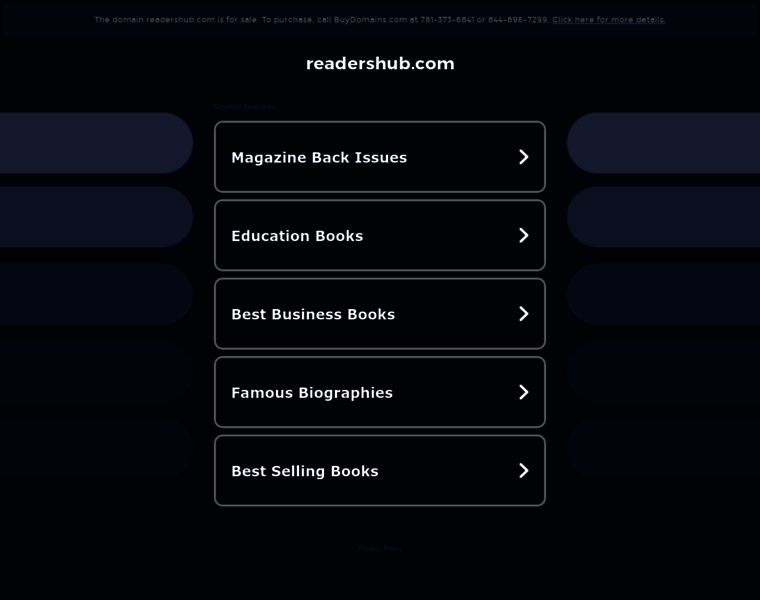Readershub.com thumbnail