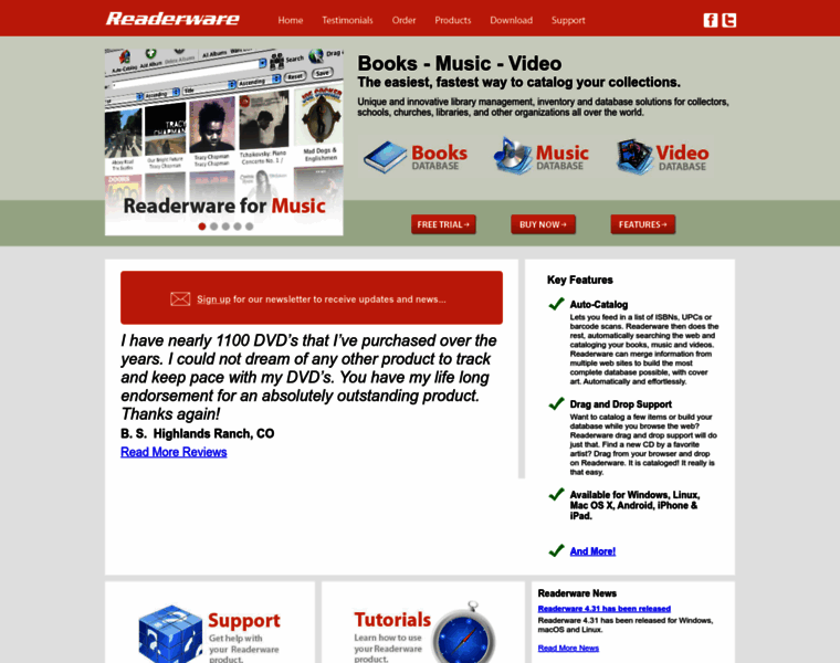 Readerware.com thumbnail