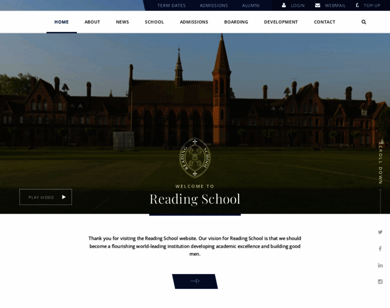 Reading-school.co.uk thumbnail
