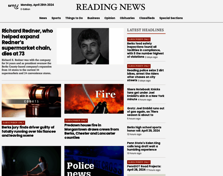 Readingnews.us thumbnail
