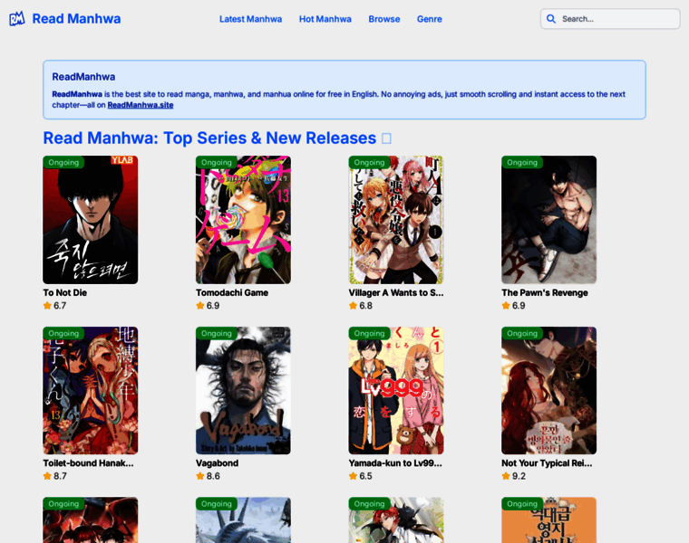 Readmanhwa.site thumbnail