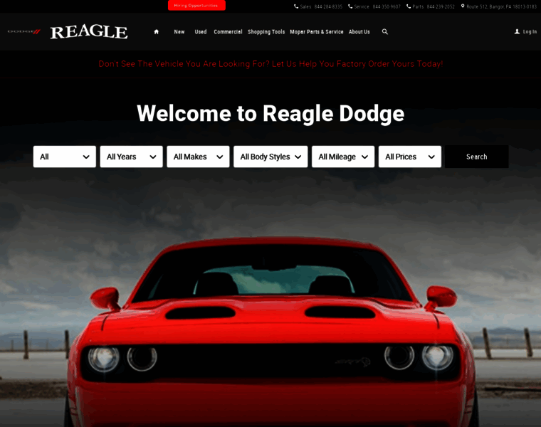 Reagledodge.net thumbnail