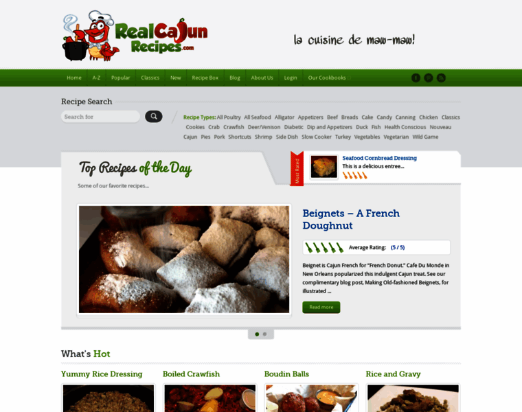 Realcajunrecipes.com thumbnail