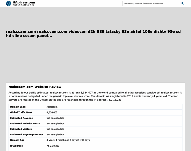 Realcccam.com.ipaddress.com thumbnail