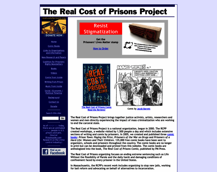 Realcostofprisons.org thumbnail