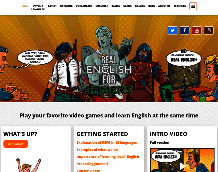 Realenglishforgamers.com thumbnail
