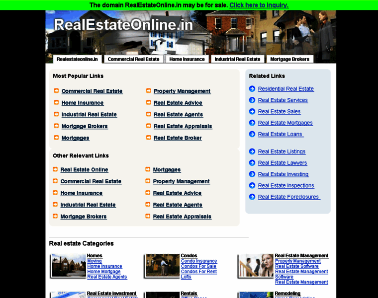 Realestateonline.in thumbnail