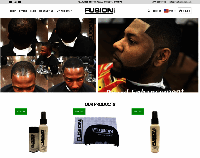 Realhairfusion.com thumbnail