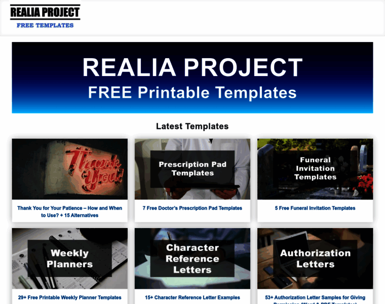 Realiaproject.org thumbnail