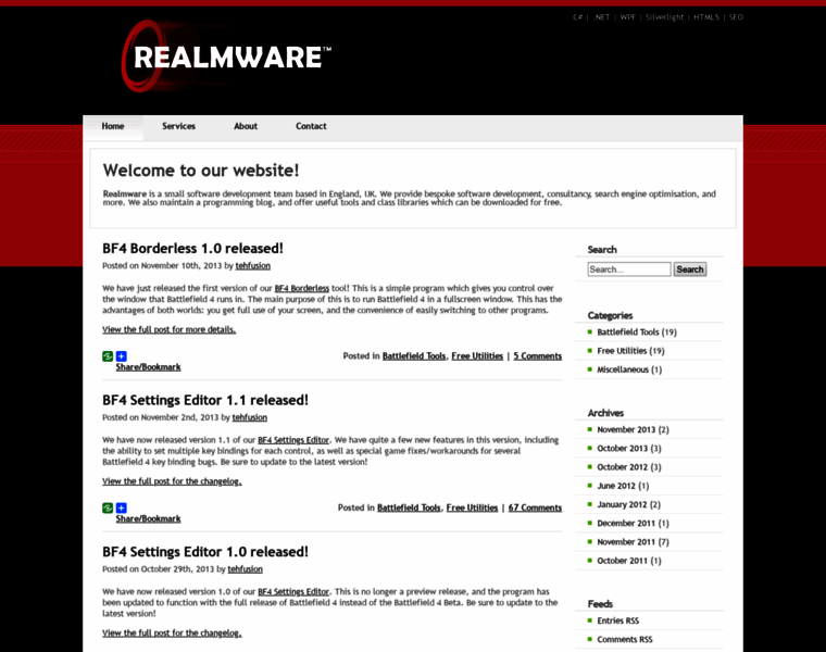 Realmware.co.uk thumbnail