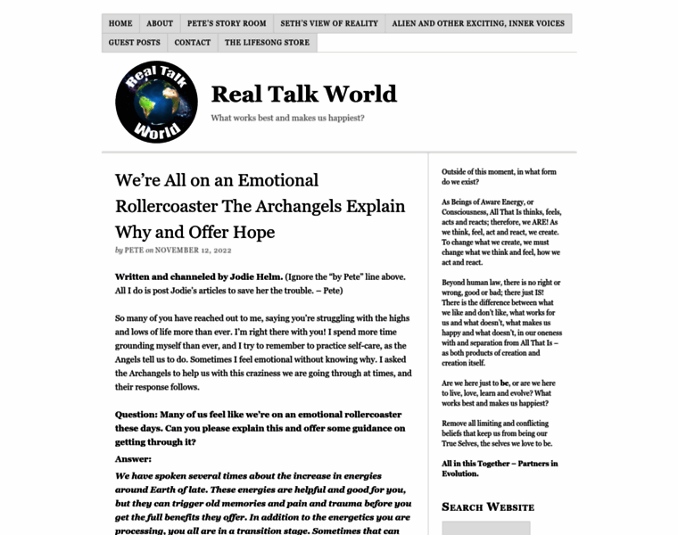 Realtalkworld.com thumbnail