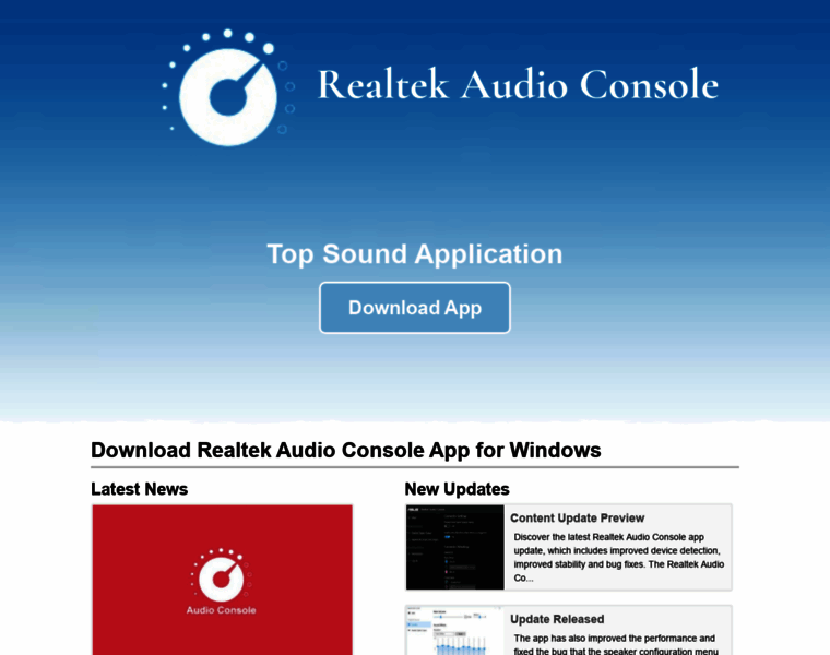 Realtek-audio-console.com thumbnail