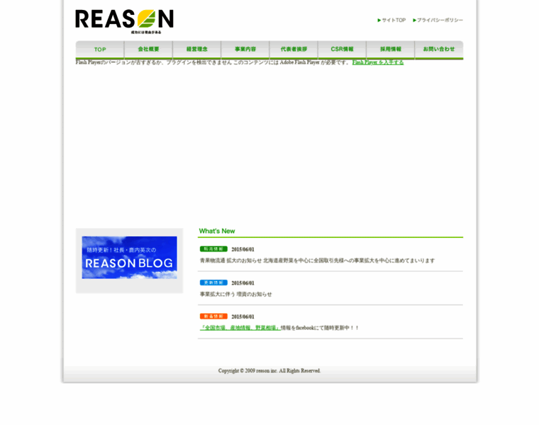 Reason-inc.jp thumbnail