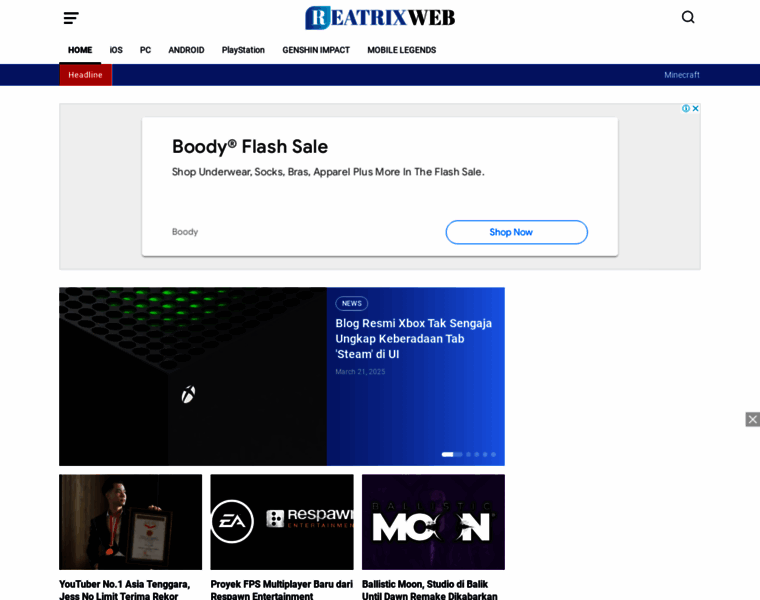 Reatrixweb.com thumbnail