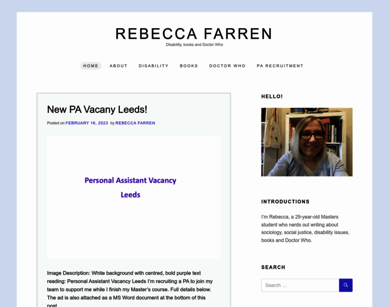 Rebeccafarren.com thumbnail