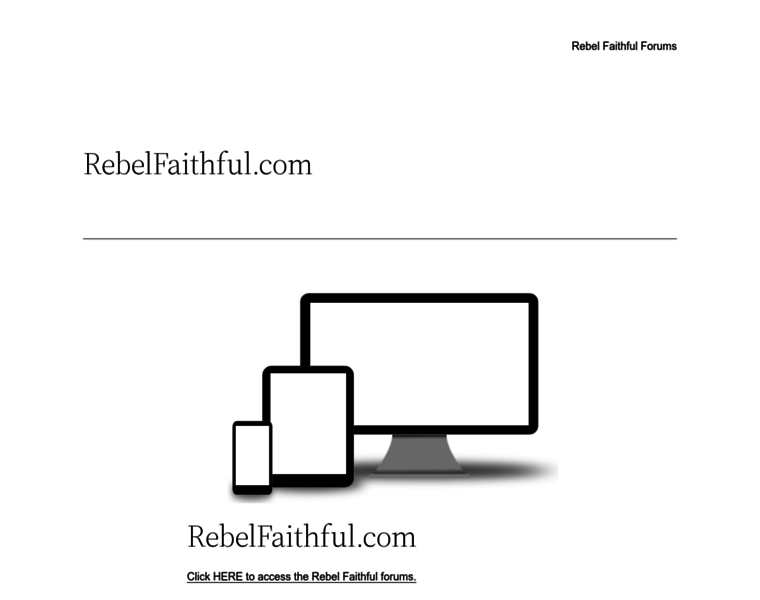 Rebelfaithful.com thumbnail