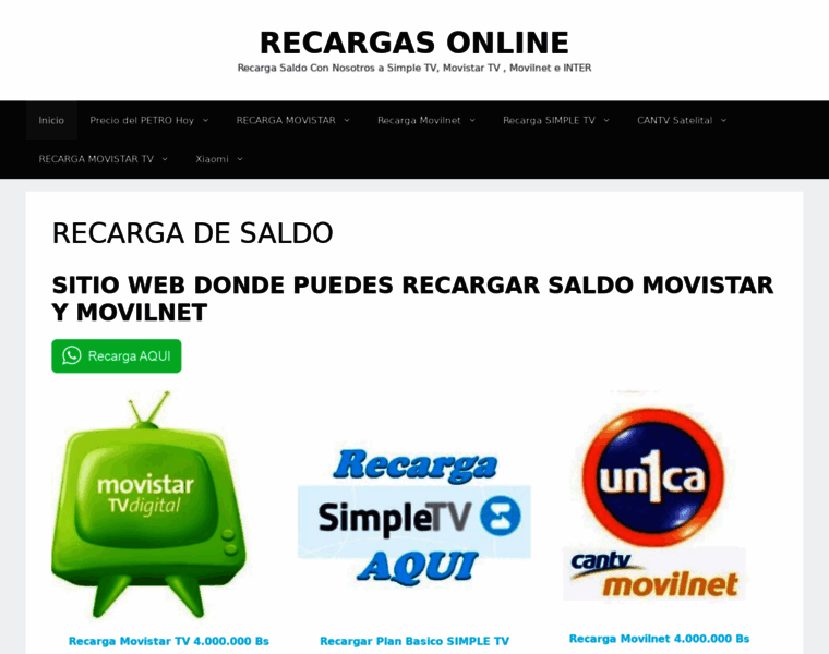 Recarga.net.ve thumbnail