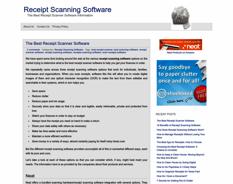 Receiptscanningsoftware.net thumbnail