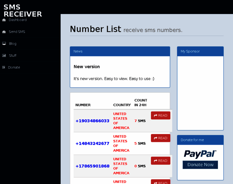 Receivesmsfree.net thumbnail