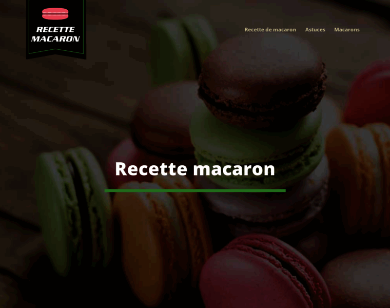 Recette-macaron.fr thumbnail