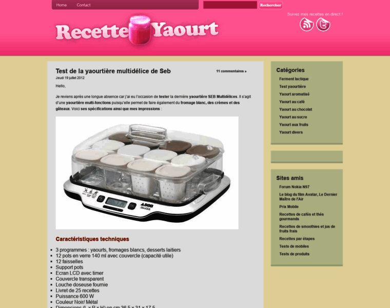 Recette-yaourt.fr thumbnail