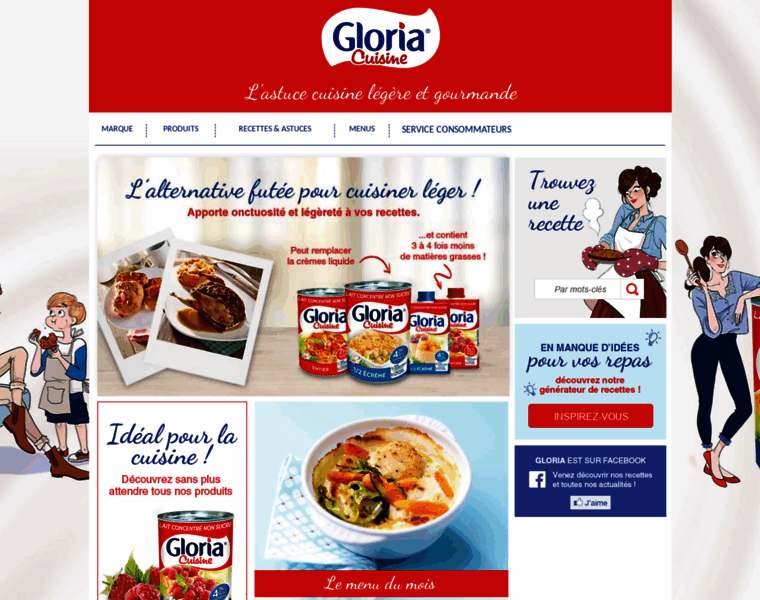 Recettes-gloria.fr thumbnail