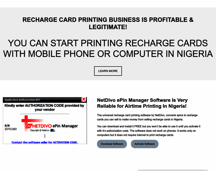 Rechargecardprinting.com thumbnail