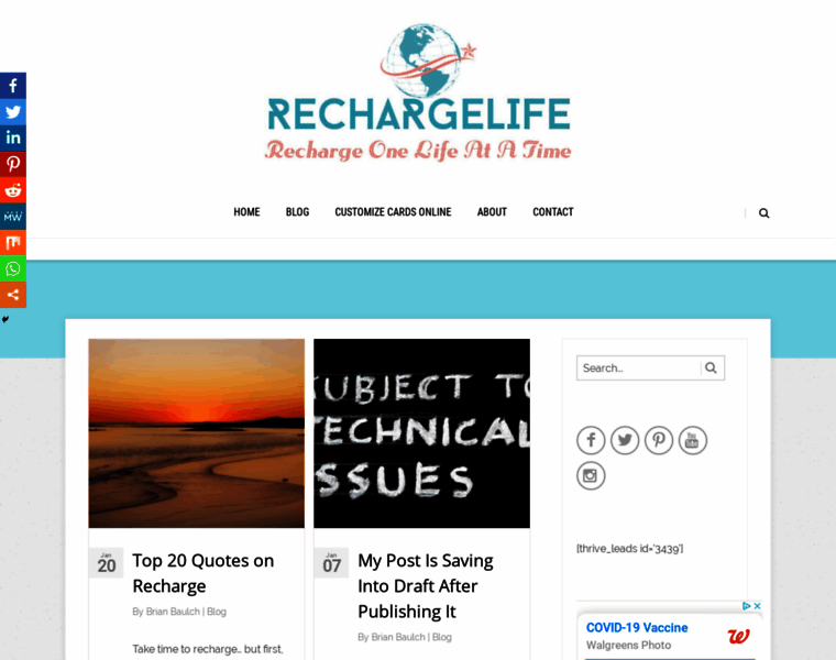 Rechargelife.org thumbnail