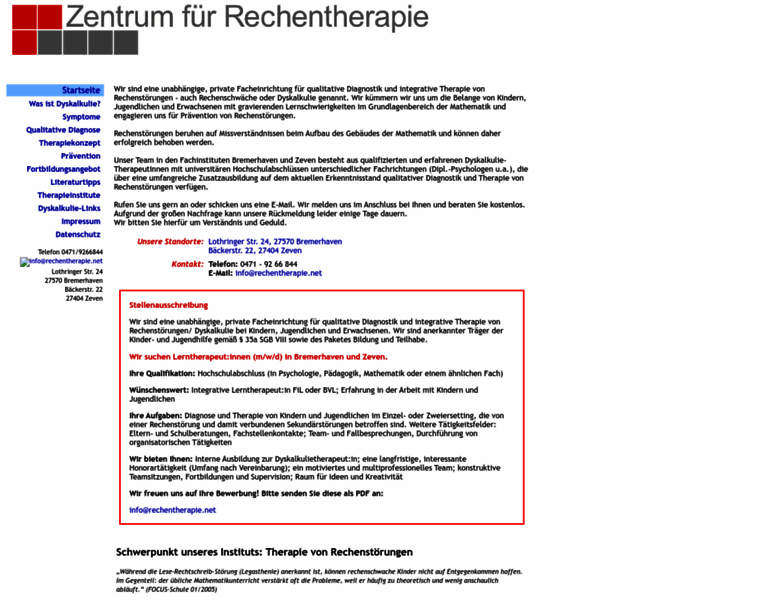 Rechentherapie.net thumbnail