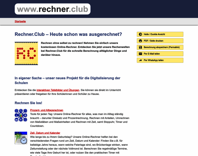 Rechner.club thumbnail