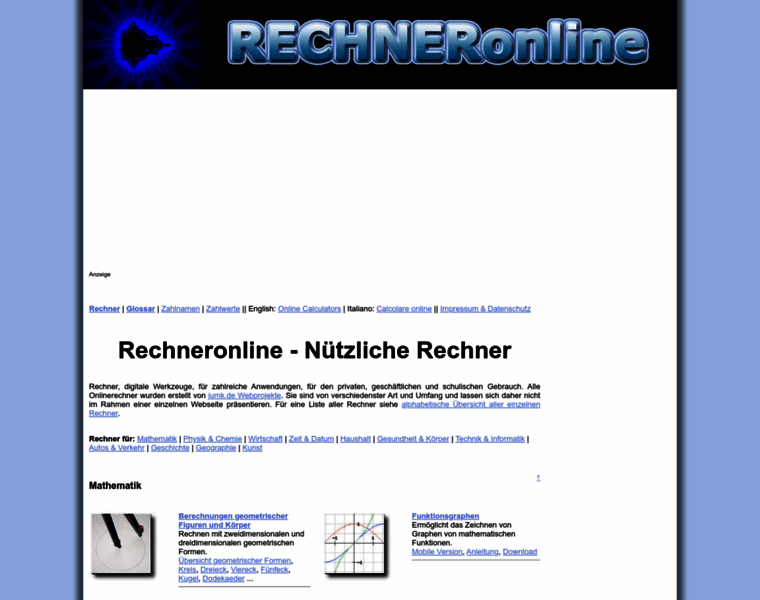 Rechneronline.de thumbnail