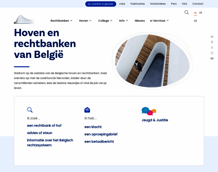Rechtbanken-tribunaux.be thumbnail